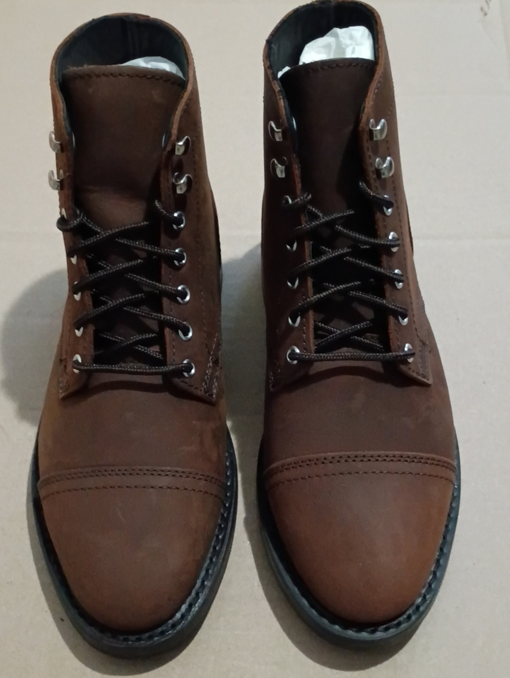 Thursday Boot Company Men's Brown Nubuck Lace-Up Boots